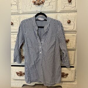 Navy and white striped Tunic